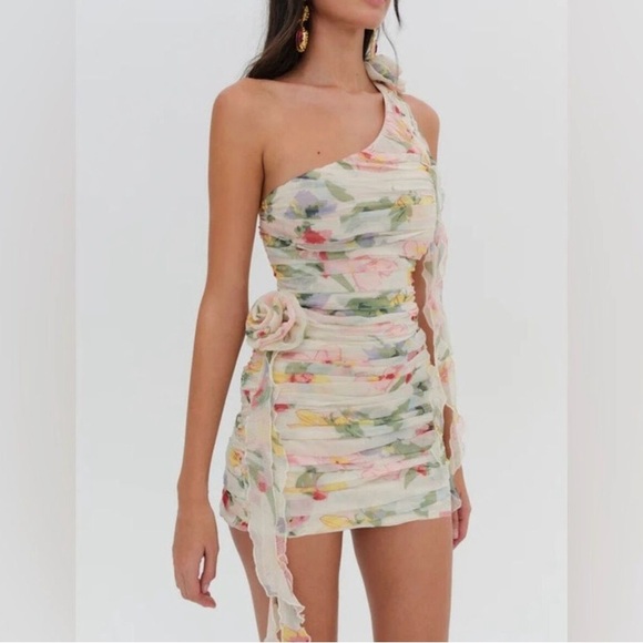 For Love and Lemons Abby mini dress Size S Revolve Lulus - Picture 1 of 4